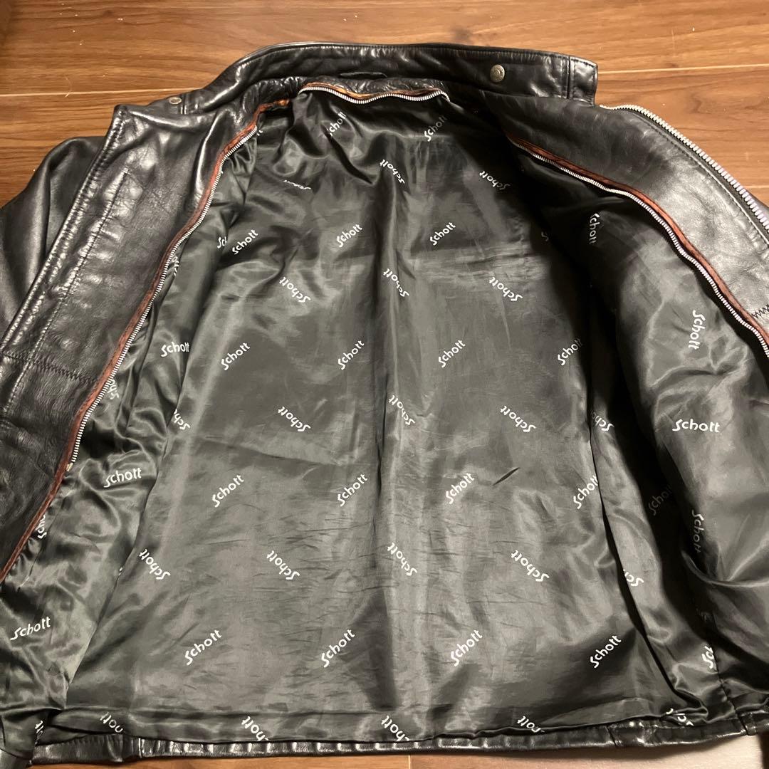 Schott ショット シングルライダース641 サイズ42 TALONジップ