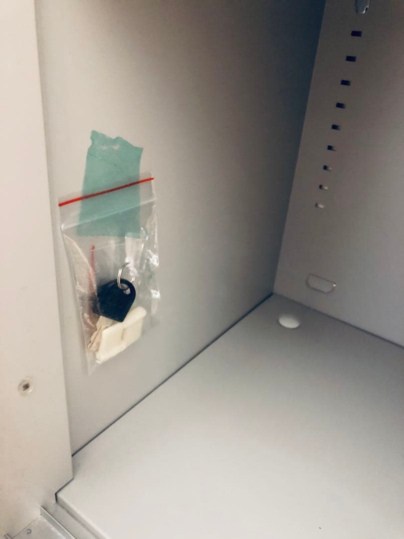 1/5削除!美品】ハイカウンター/受付カウンター約幅90×奥46×高95.5鍵付