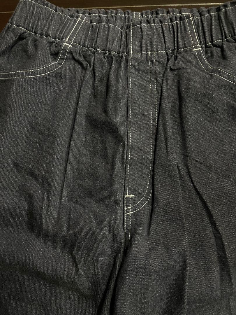 新品タグ付き 日本製 DANTON ダントン カラーデニム イージーパンツグレー