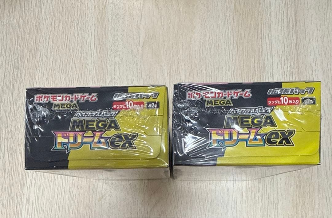 ポケモンカードゲーム MEGAドリームEX 2BOX シュリンク付き　未開封新品