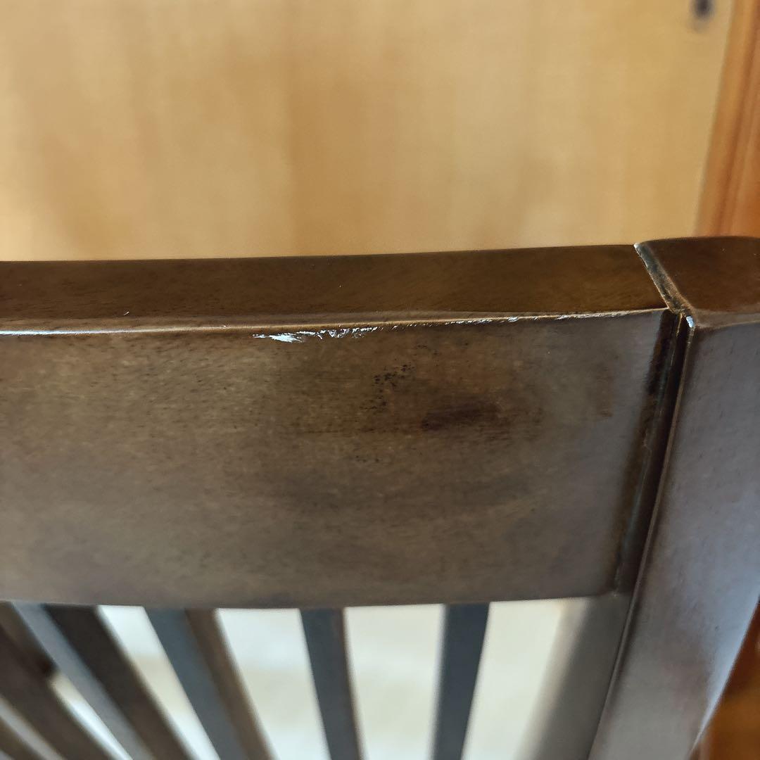 美品】ダイニングチェア アームチェア 木製 ウッド チェア 椅子 回転 イス