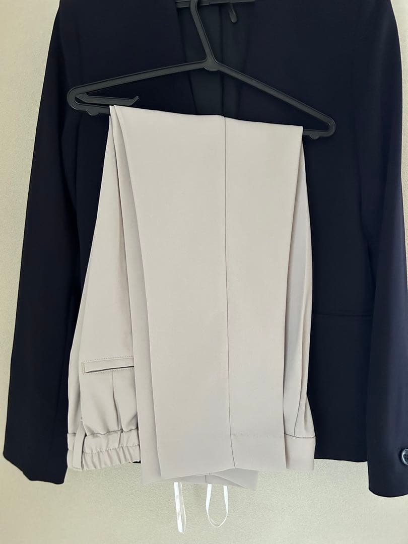 （美品）PLST ネイビー ビジネススーツ XS（パンツXXS）パンツ2本