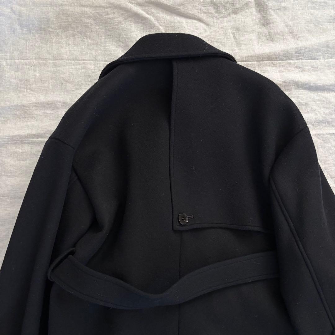 タグ付き未使用　ユナイテッドトウキョウ　コントラススリーブビッグカラーコート