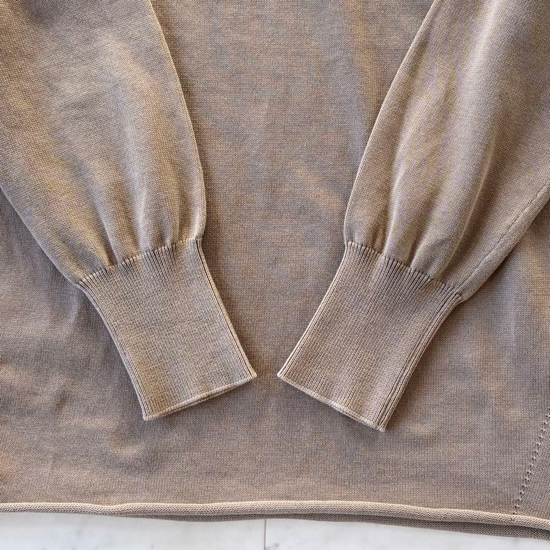 ドゥーズィエムクラス 洗える コットンニットプルオーバー 春ニット ゆったり