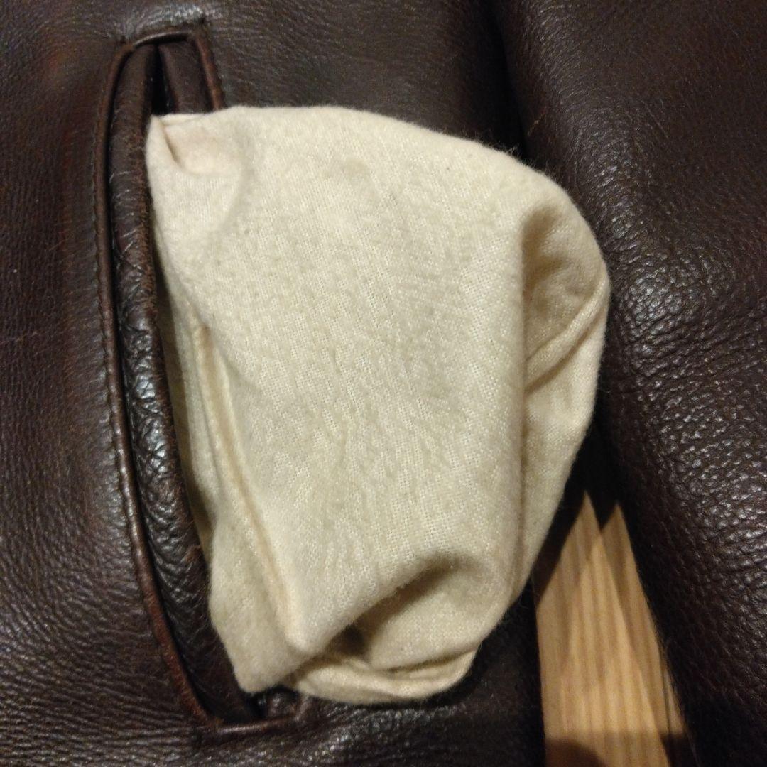 SCHOTT 659　シングルライダース　トラッカーズ　サイズ36　赤茶色系