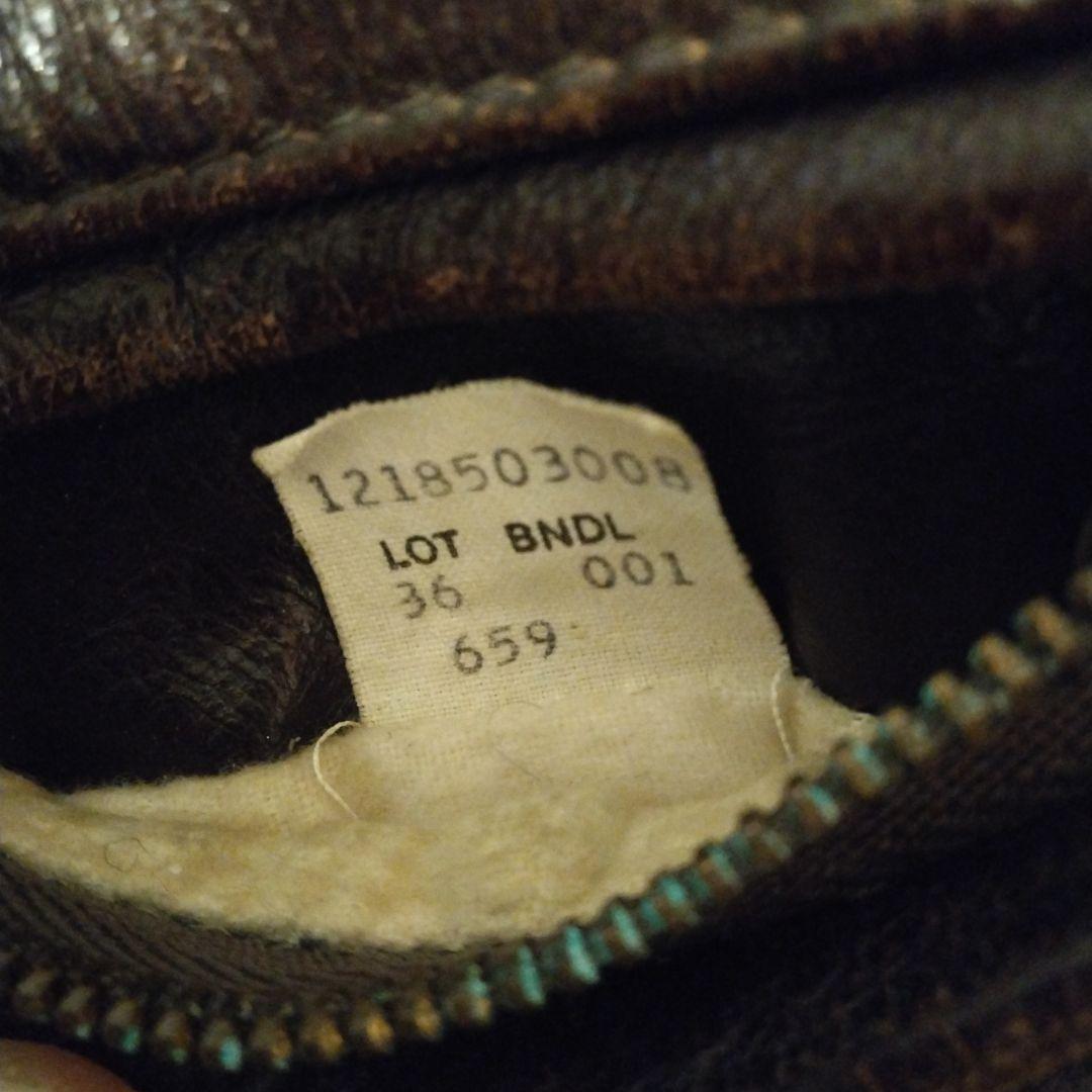 SCHOTT 659　シングルライダース　トラッカーズ　サイズ36　赤茶色系