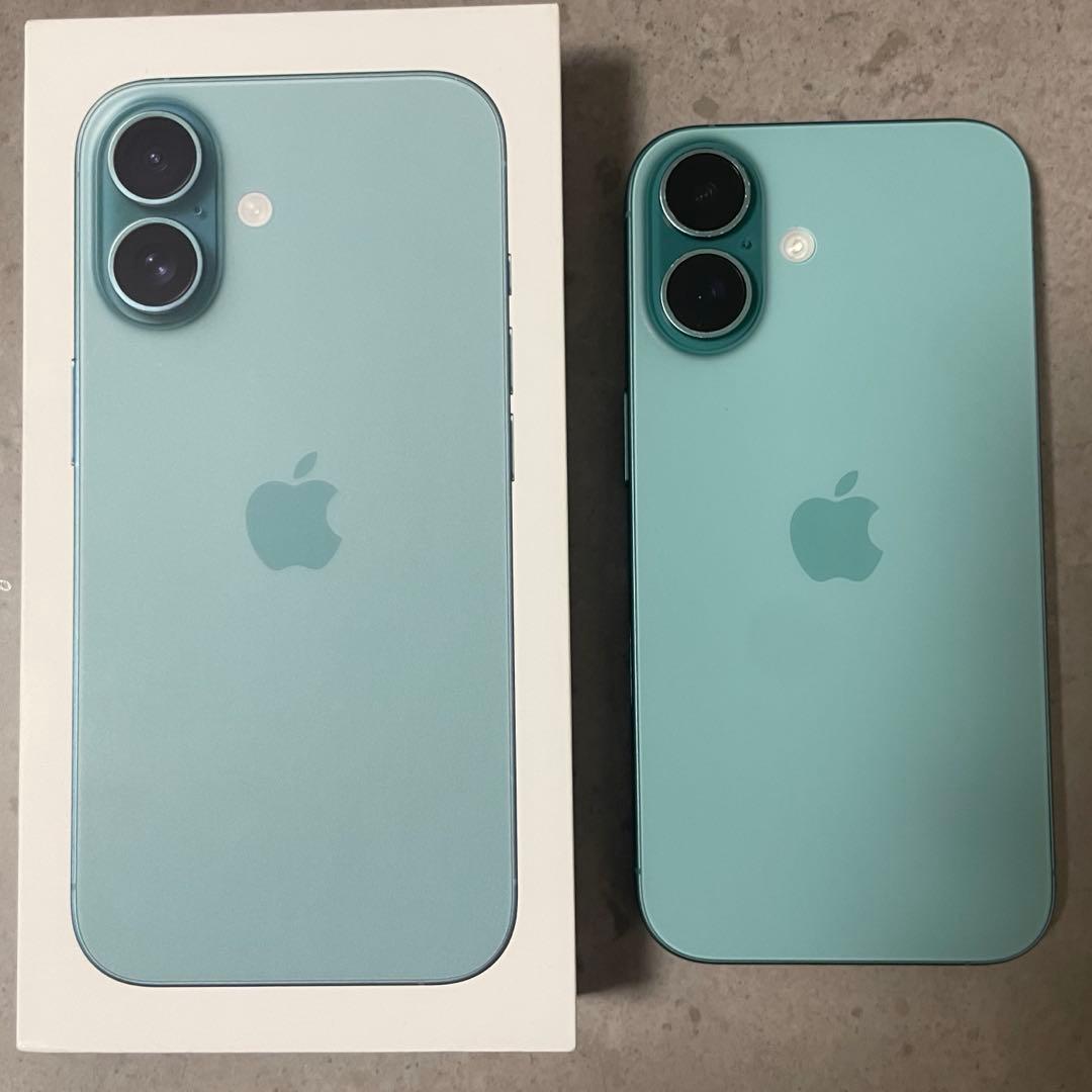 Apple iPhone16 本体 箱付き 128GB ティール