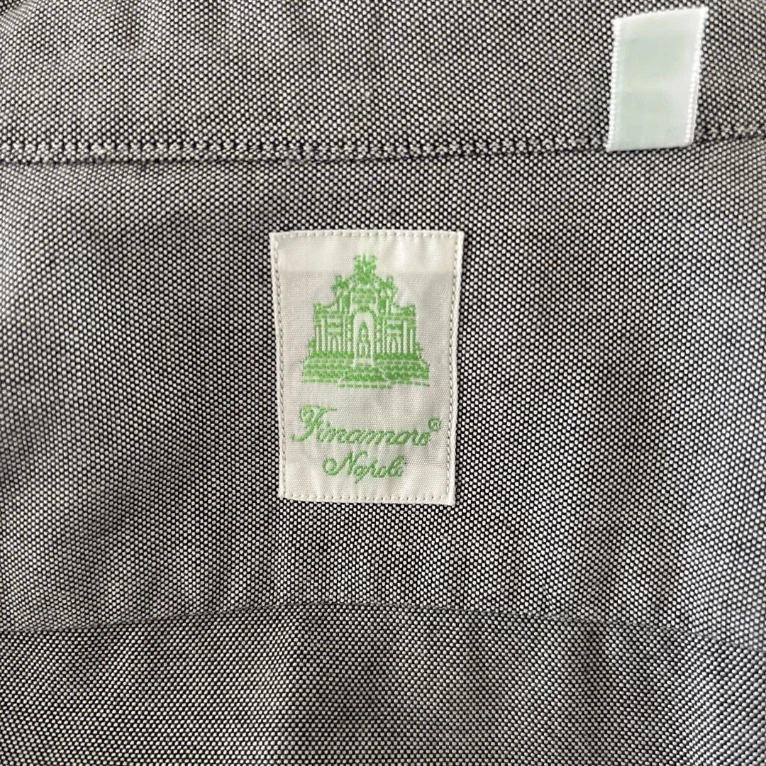 ノブ／フィナモレ／コットンシャツ／オックスフォード／ブルー