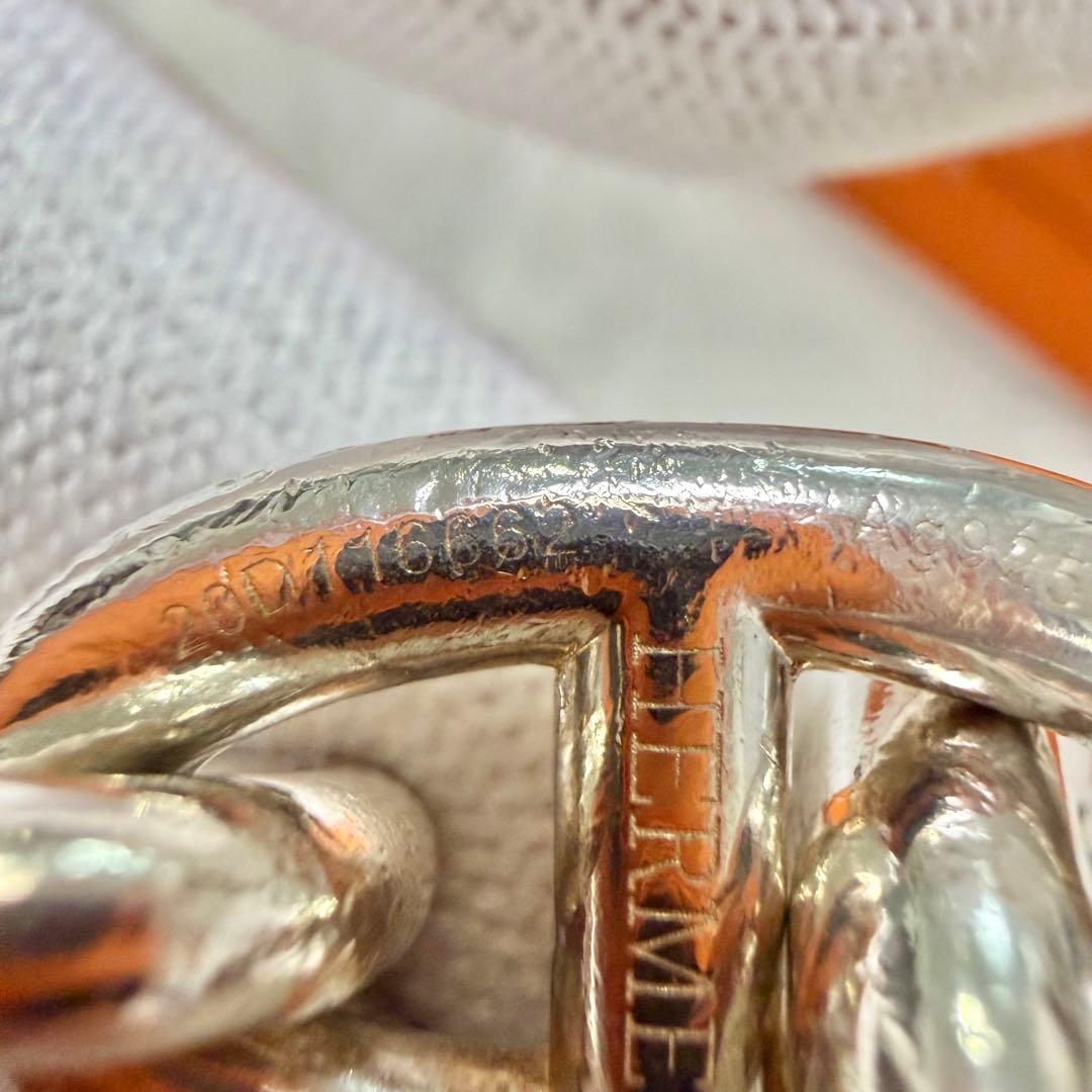 エルメス シェーヌダンクル 925 TGM 12コマ ブレスレット 箱付き