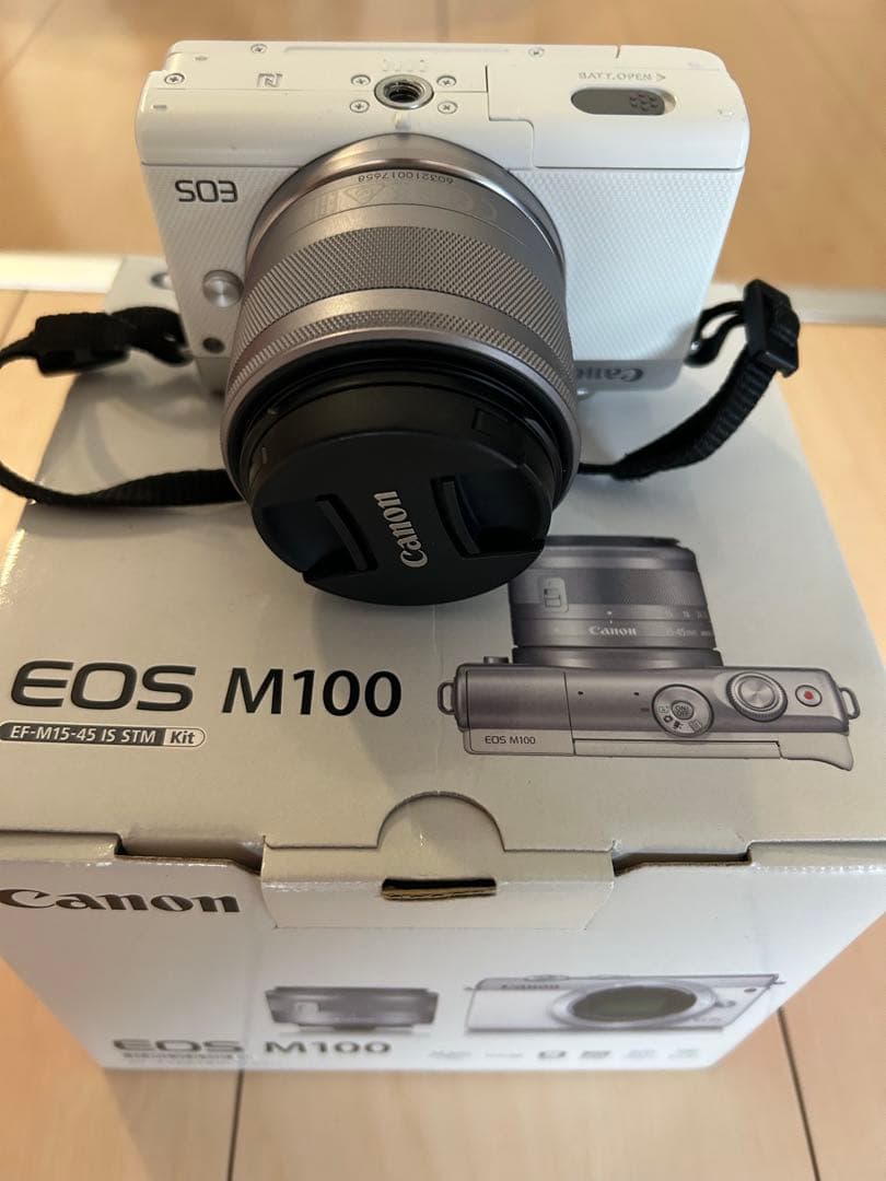 Canon EOS M100 ホワイト EF-M15-45 IS STM