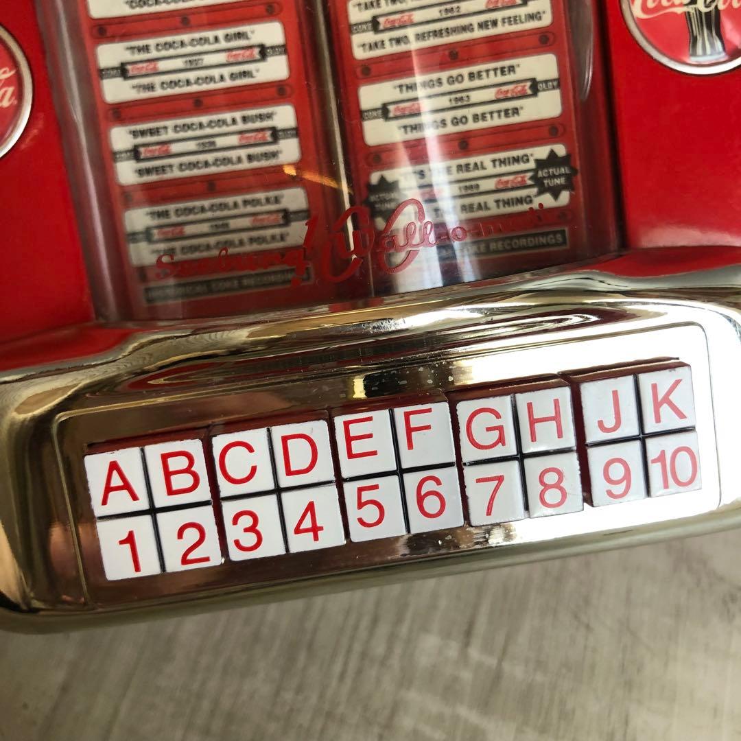 アメリカUSAビンテージコカコーラジュークボックス型バンク貯金箱1996