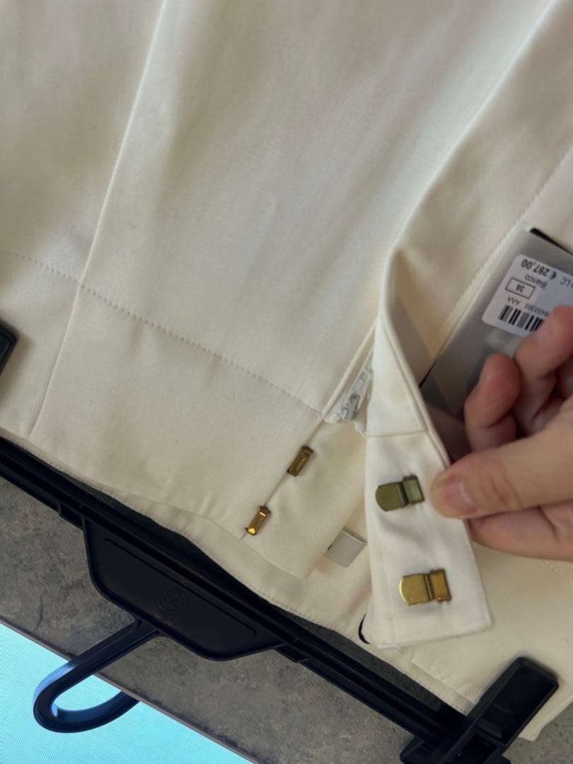 新品未使用　タグ付き　ワイドパンツ　白　フィリップリム