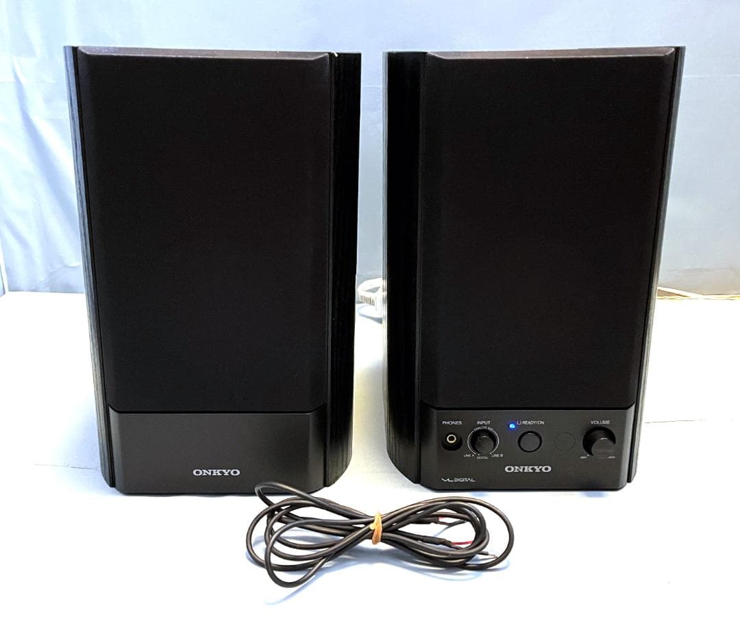 【動作OK 】パワード(アンプ内蔵)スピーカー　ONKYO　GX-500HD　③