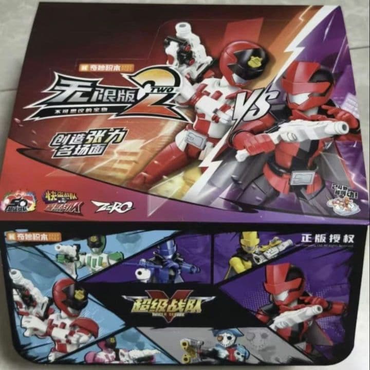 中国限定　keeppley フィギュア　警察戦隊　怪盗戦隊　セット　ブロック