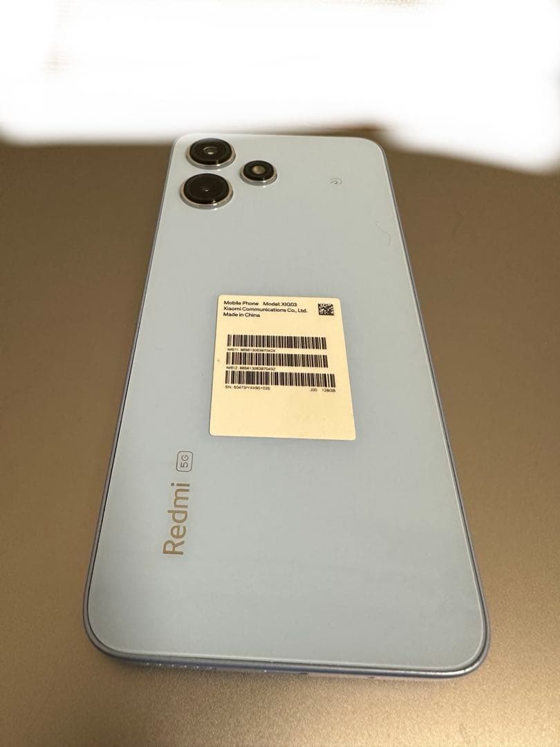 美品　Redmi 12 5Gブルー