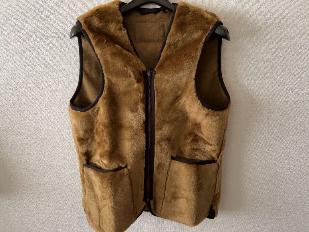 新品未使用★バブアーBarbour SL 36ファー ライナー　ベスト　ブラウン