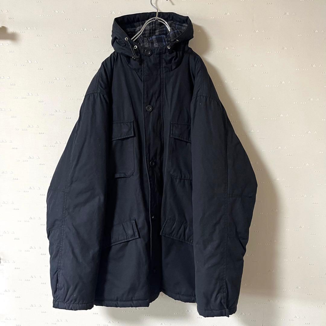 美品 古着 90's ステューシー 中綿 マウンテンパーカー 黒