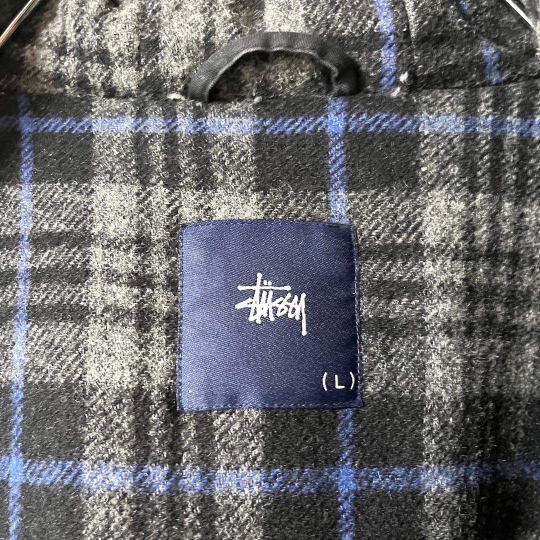 美品 古着 90's ステューシー 中綿 マウンテンパーカー 黒