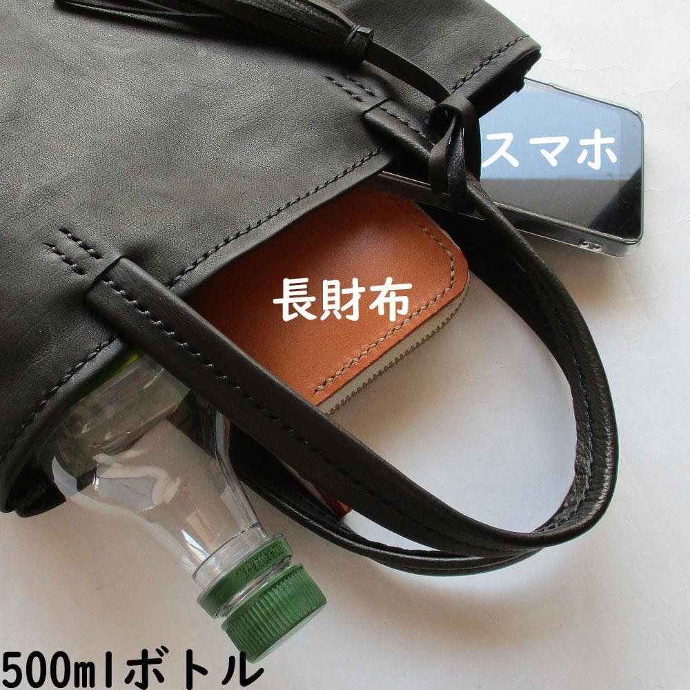 美しい艶へエイジングするフルグレイン　ミニレザートートバッグ　山羊ヌメ　ゴルフ