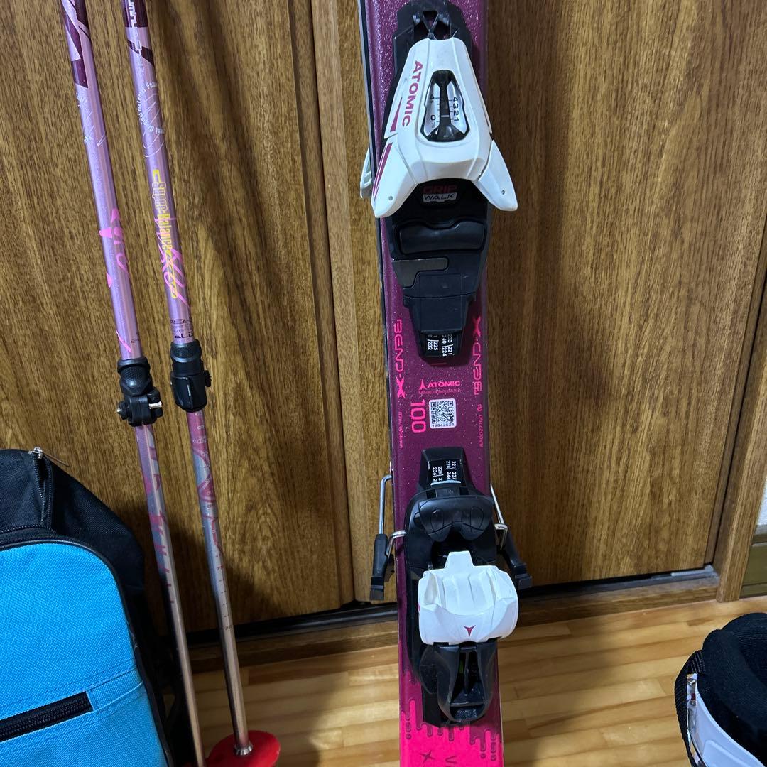 アトミック スキーセット　板100