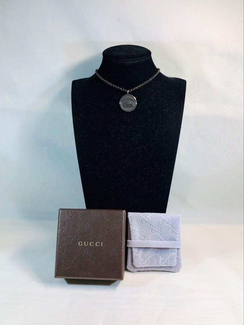 【美品】GUCCI  ネックレス 男女兼用　SV925 細美武士
