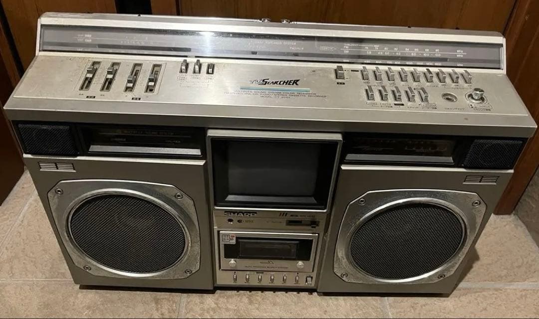 SHARP カセットデッキ　ラジオ　CT-6001