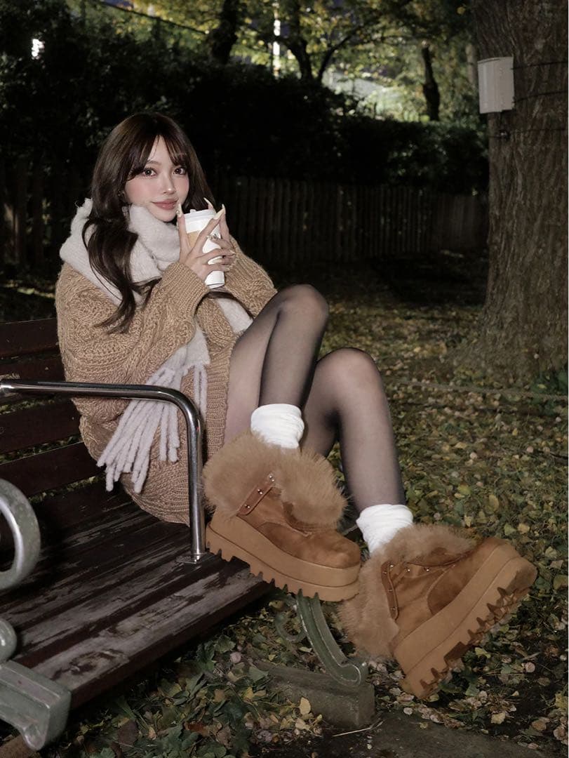 Darich ダーリッチ ライニングファーエンジニアブーツM