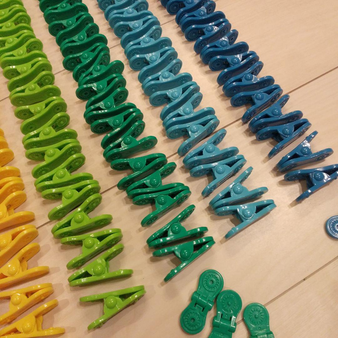 KOKUYO アイクリップ　青いコンテナ　163パーツ