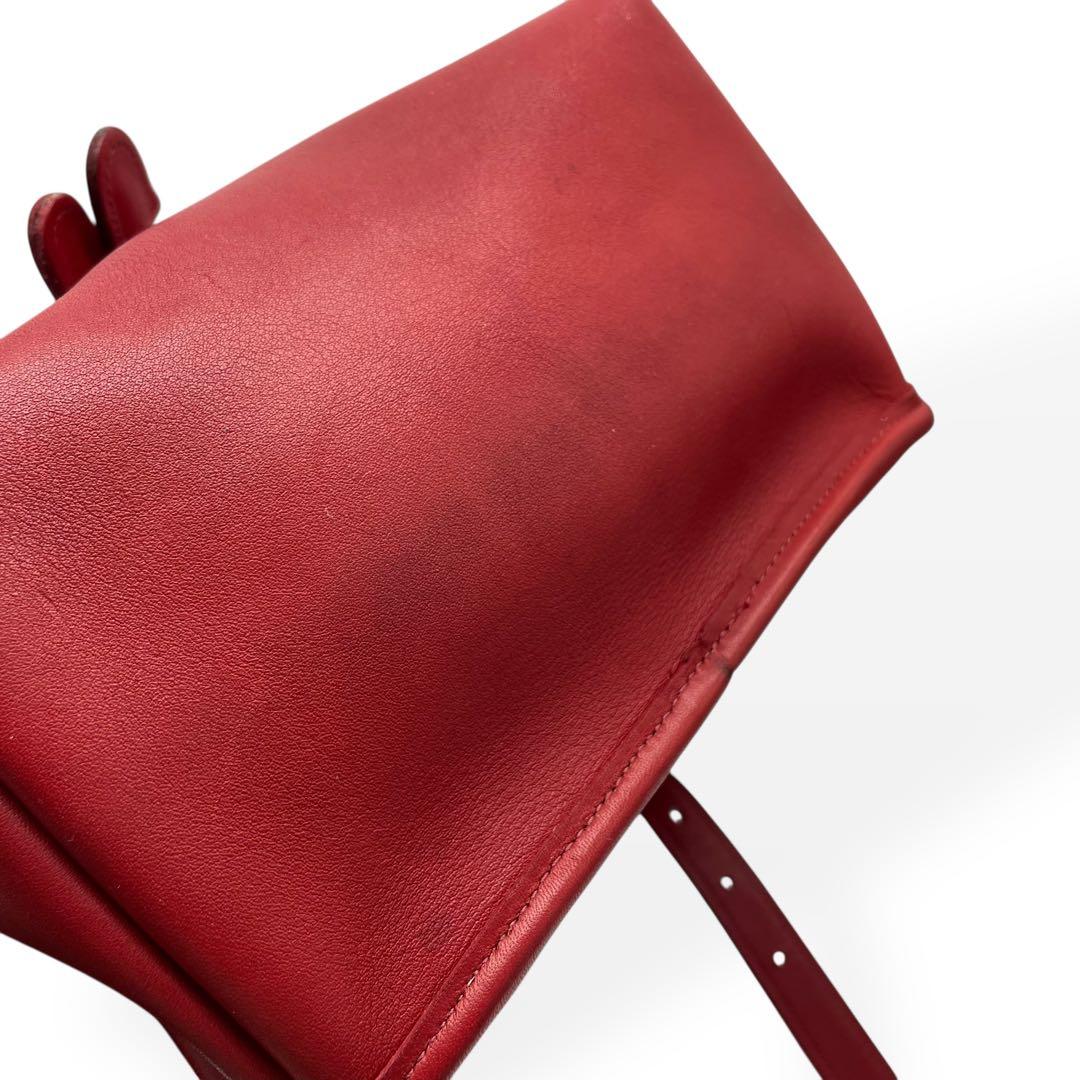 極美品　COACH オールドコーチ　リュック　レザー　レッド　9960