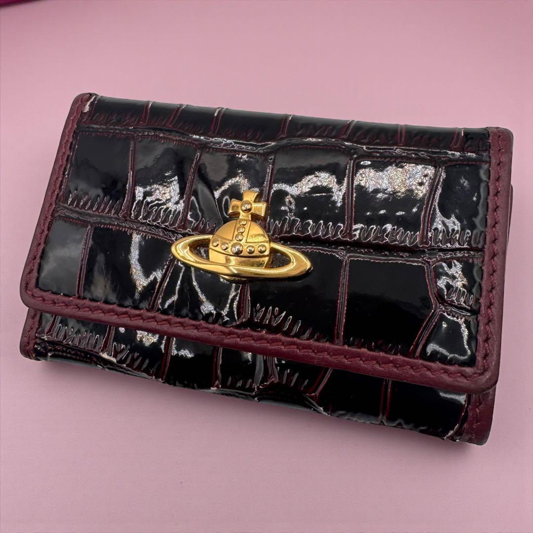 Vivienne Westwood キーケース 6連 クロコ型押し オーブ