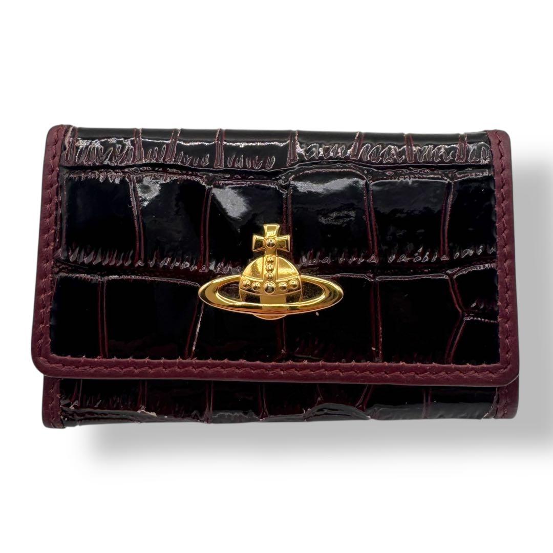 Vivienne Westwood キーケース 6連 クロコ型押し オーブ