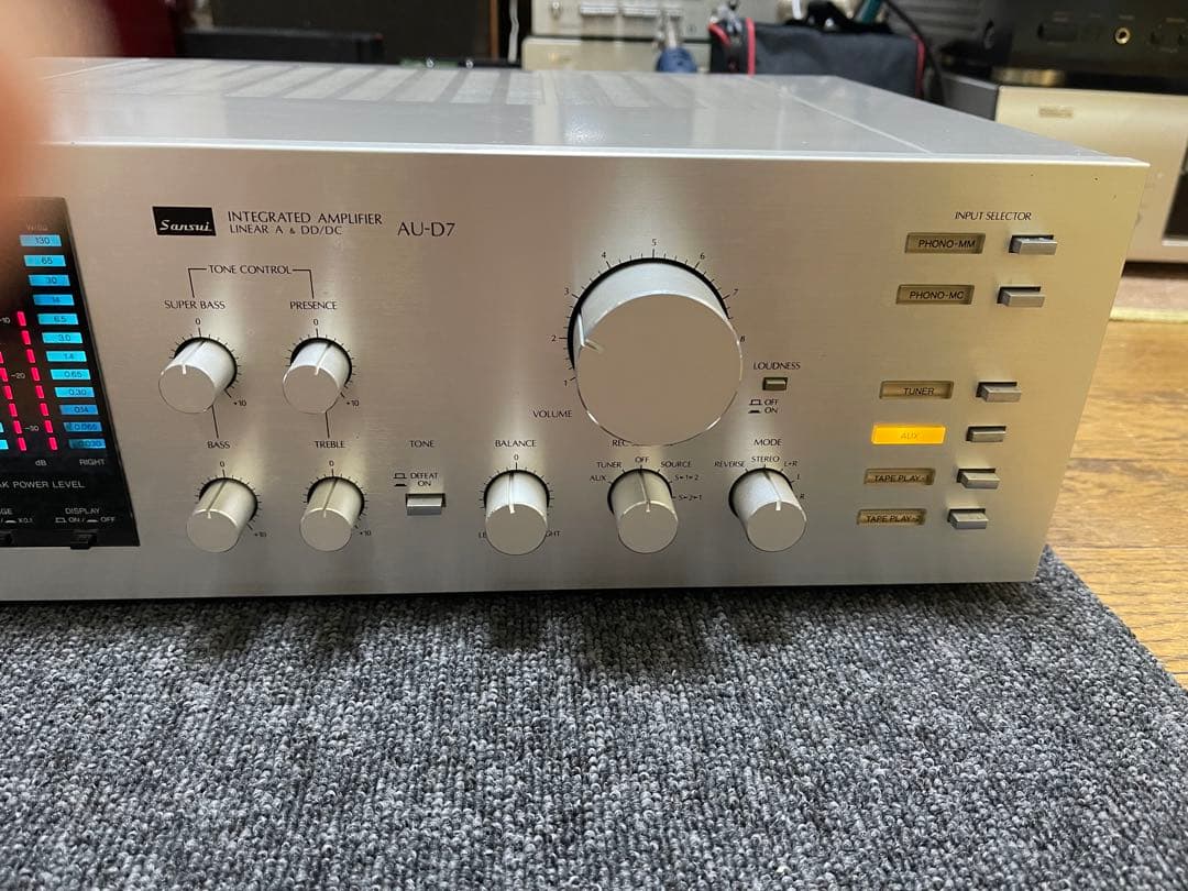 e*y様 動作品】 Sansui AU-D7 プリメインアンプ
