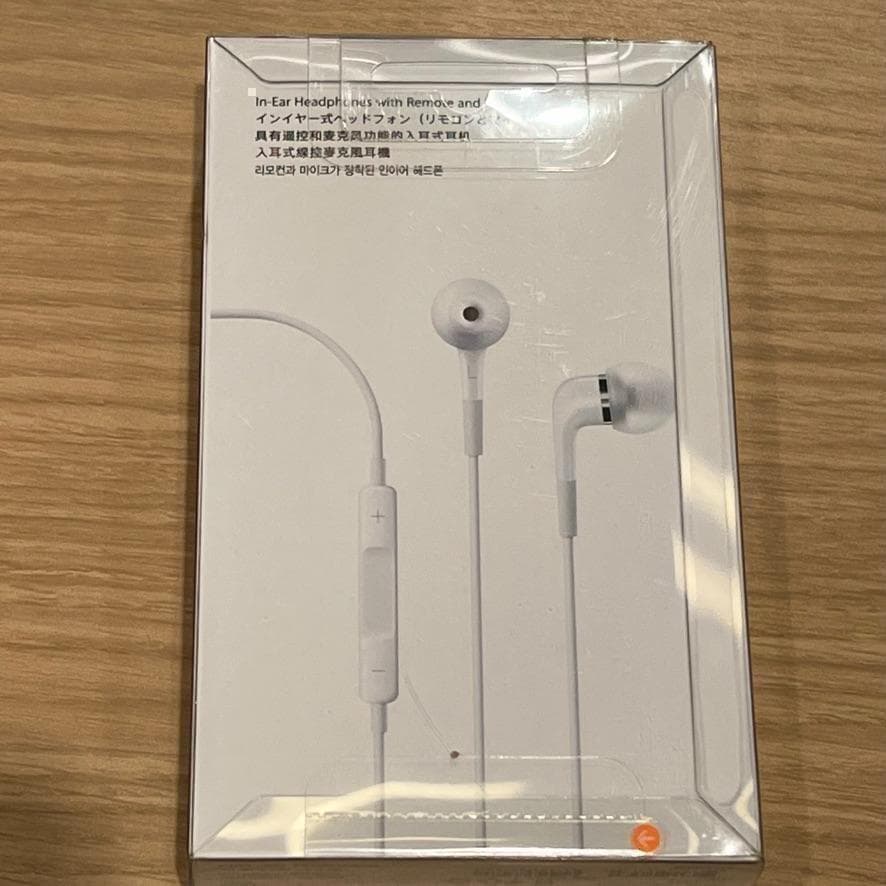 新品未開封Apple純正品In-Ear Headphonesカナル式 イヤホン
