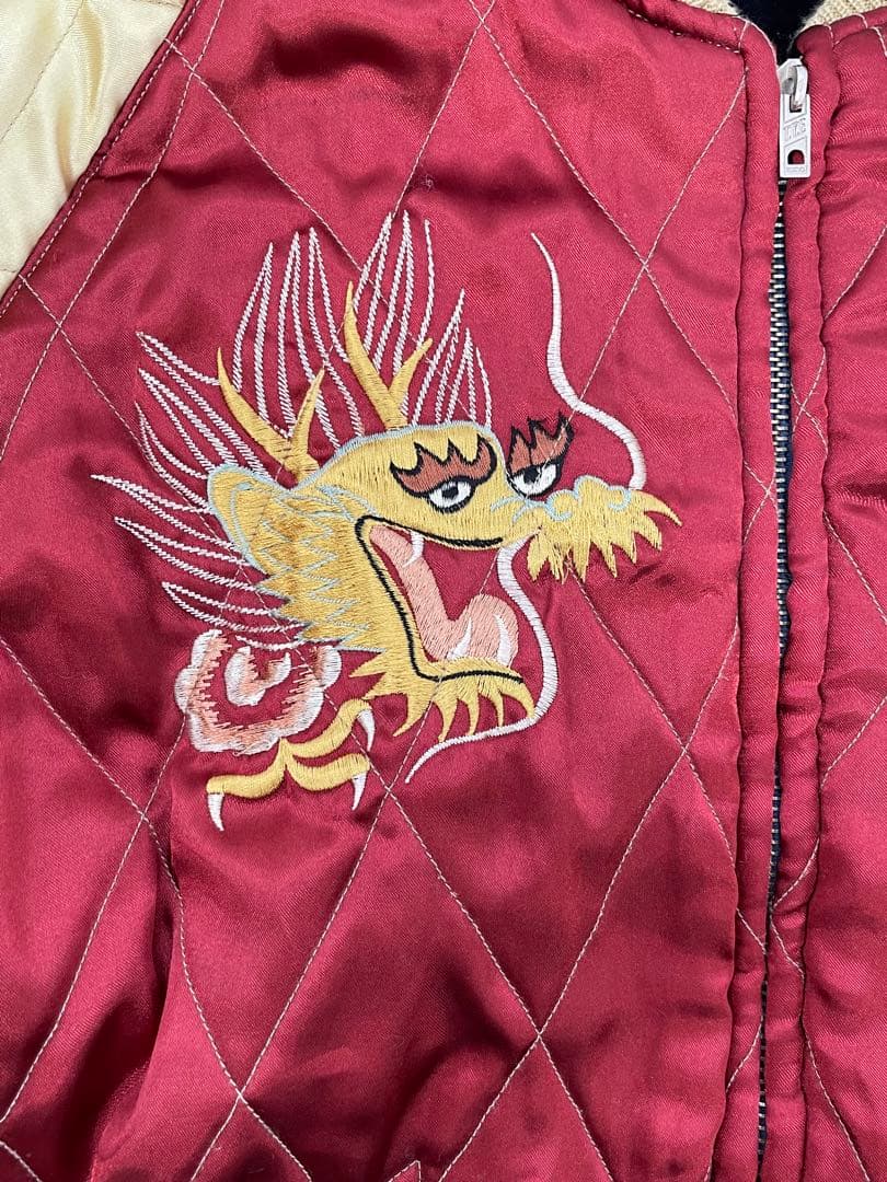 knmen129-0702 テーラー東洋　リバーシブルスカジャン　L