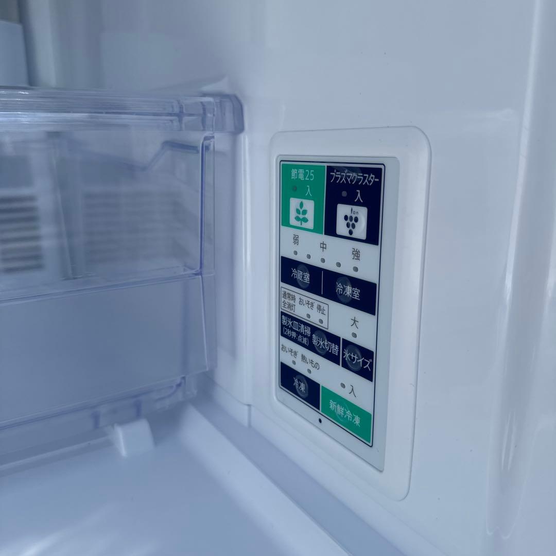 送料込 SHARP 冷蔵庫 どっちもドア プラズマクラスター搭載 412L