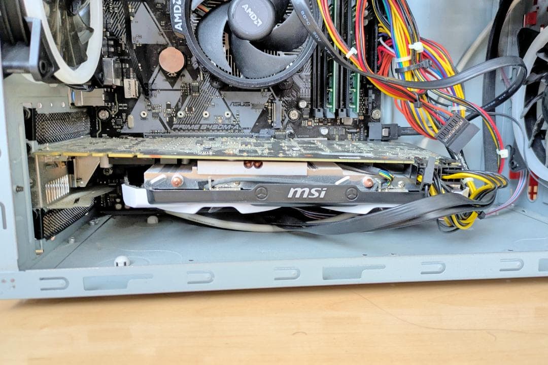 中古自作PC Ryzen3 3100 + GTX970グラフィックボード