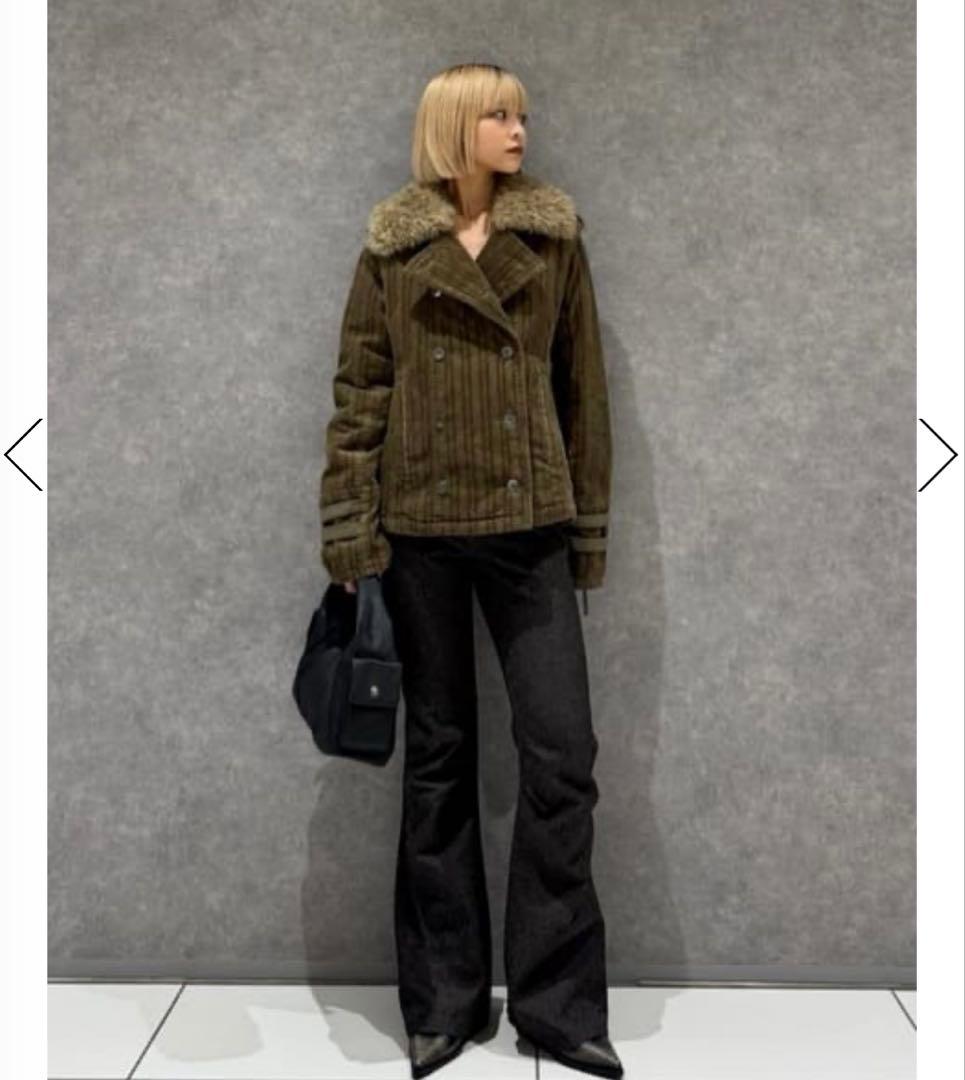 LAGUA GEM CORDUROY BOA ジャケット カーキ新品ラグアジェム