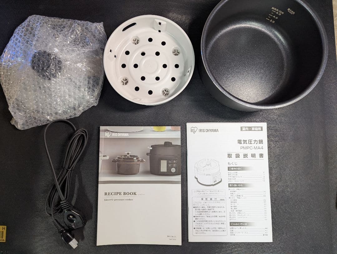 【新品・未使用】IRIS OHYAMA 電気圧力鍋 PMPC-MA4-B