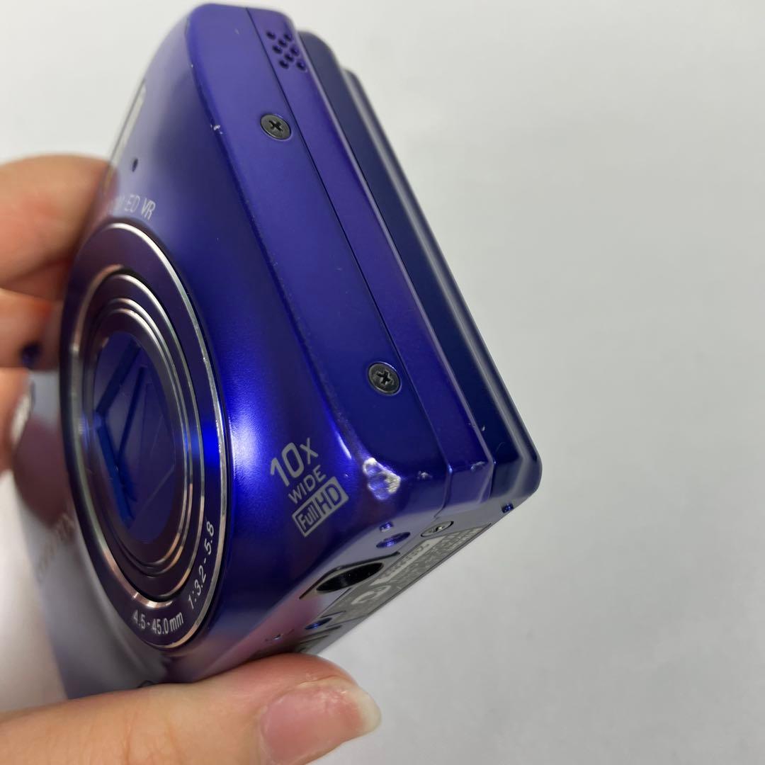 【動作確認済】Nikon COOLPIX S6300 ブルー デジカメ