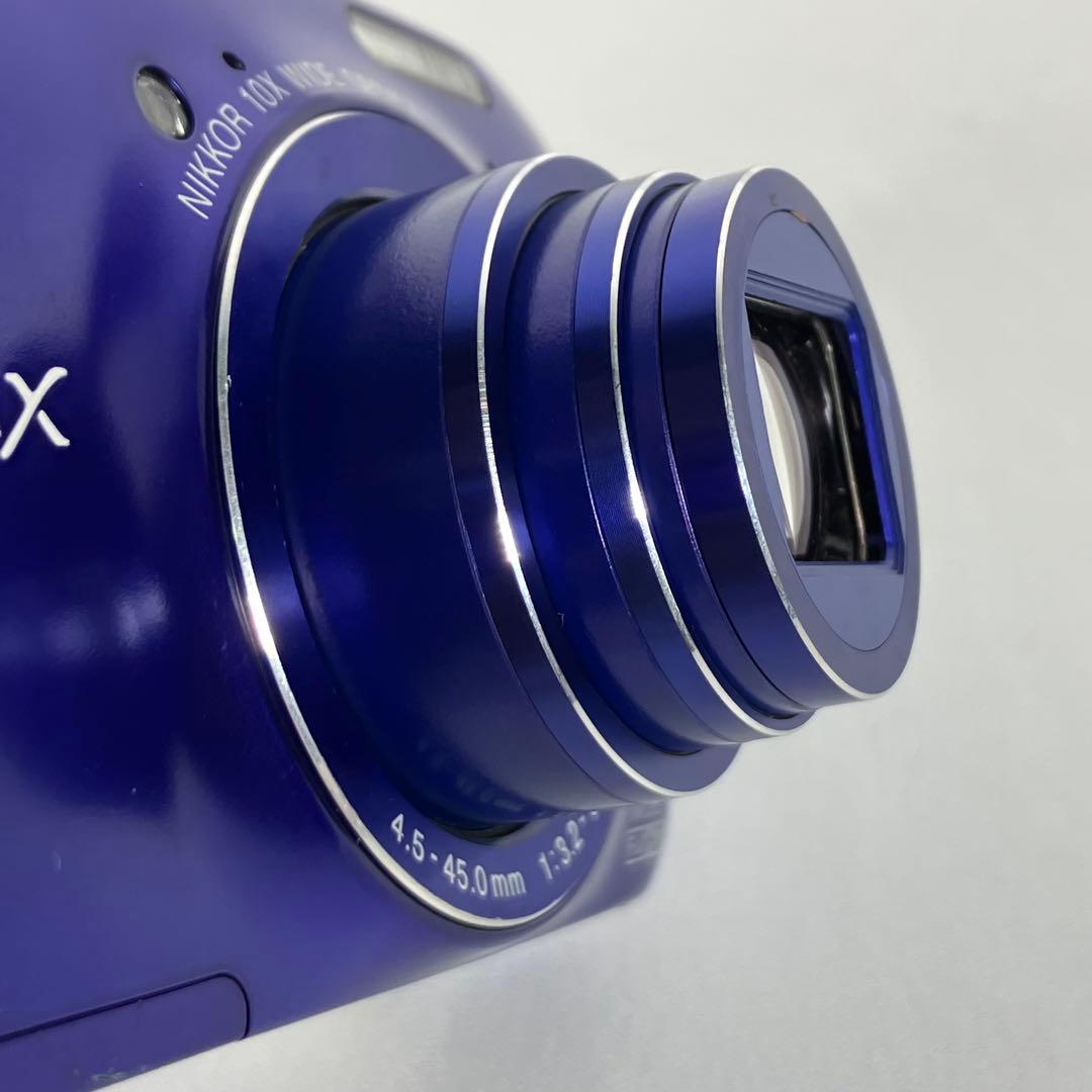 【動作確認済】Nikon COOLPIX S6300 ブルー デジカメ
