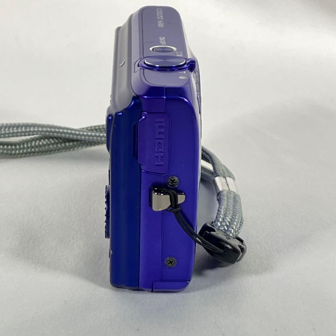 【動作確認済】Nikon COOLPIX S6300 ブルー デジカメ