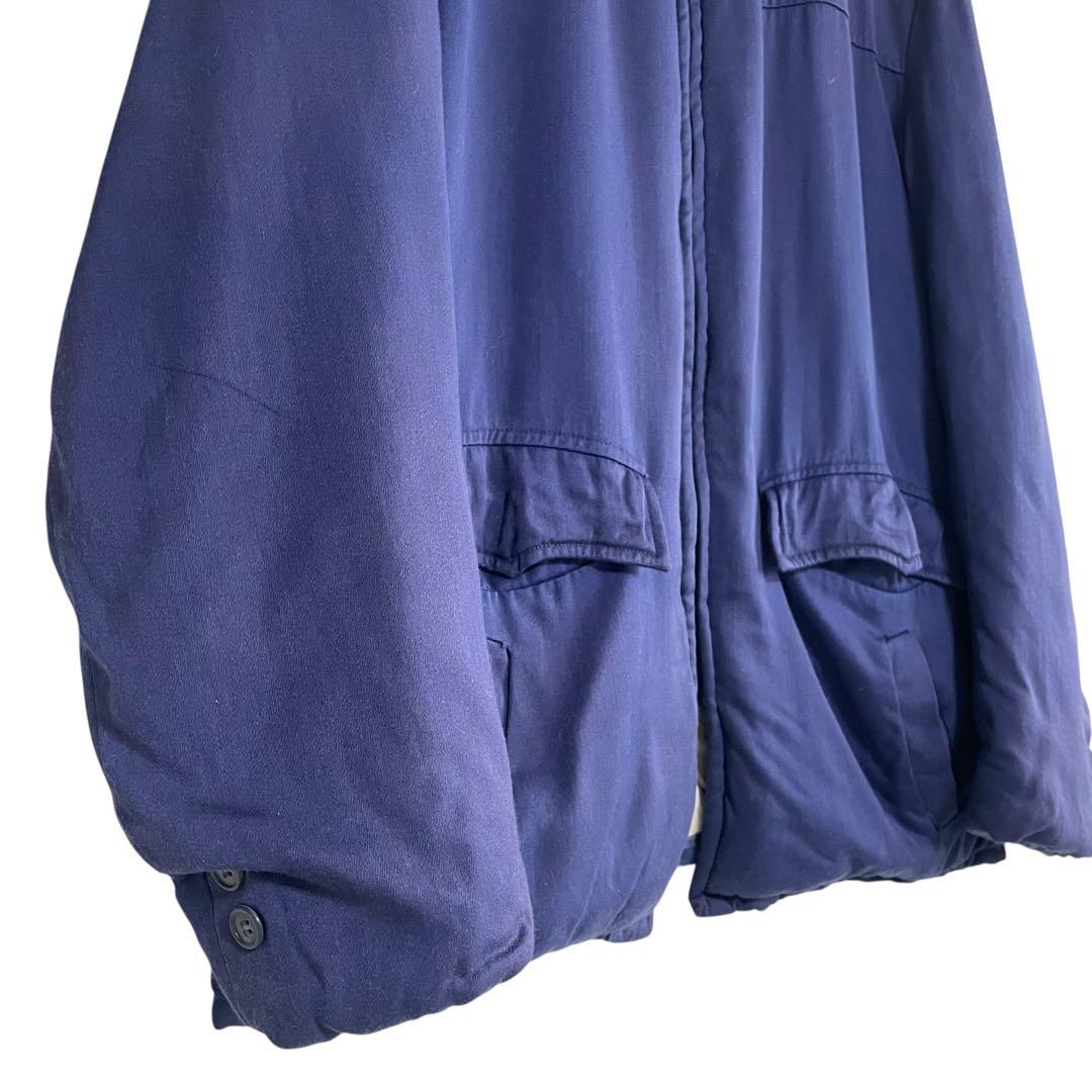 50s ウールギャバジン ジャケット ナス紺 襤褸 L相当 Conmatic