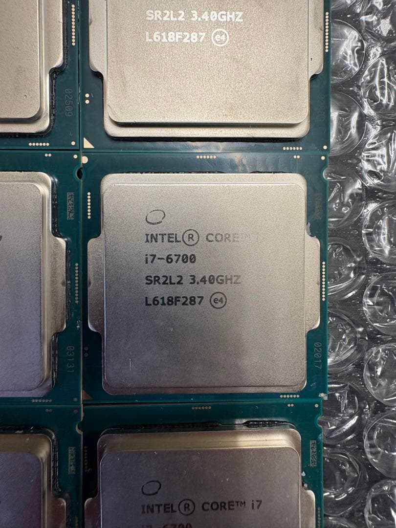 Intel cpu i7 6700 19個セット