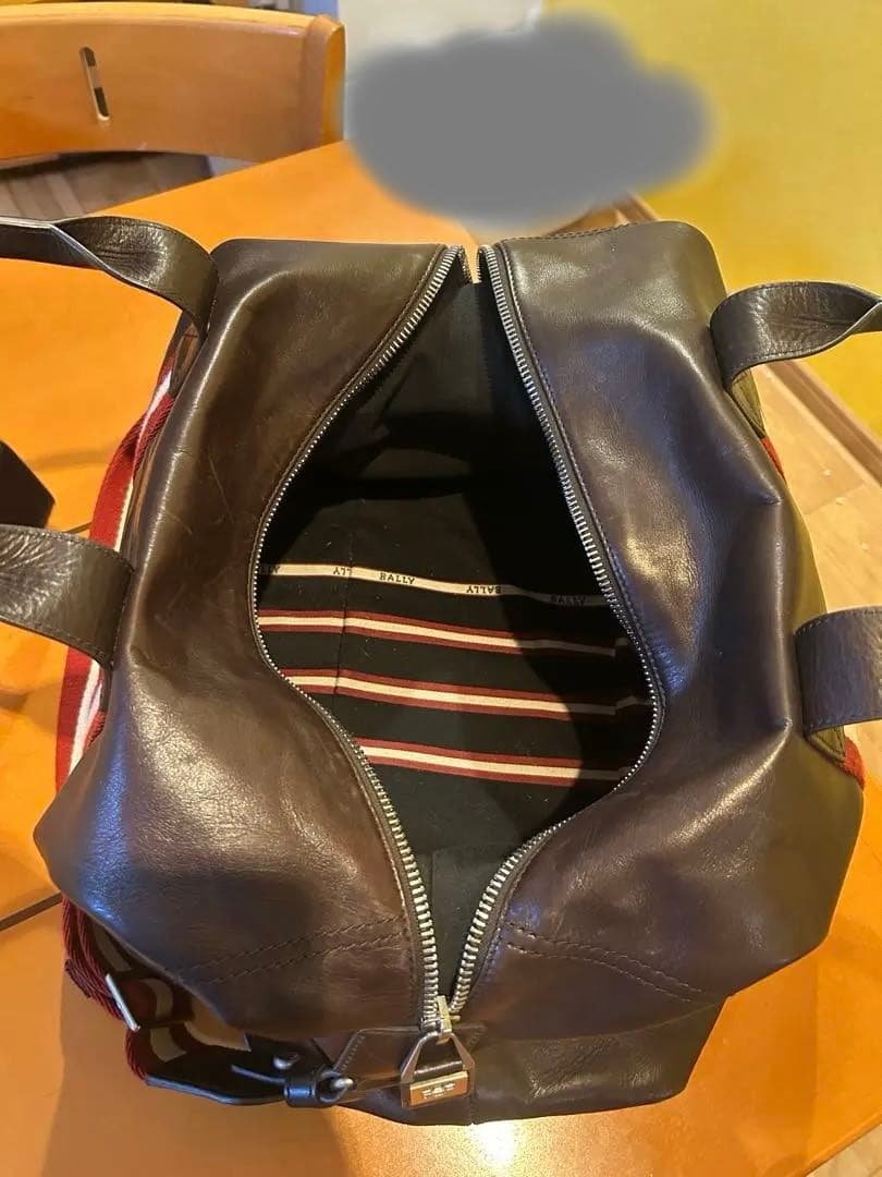 BALLY ダークブラウン ボストンバッグ#BALLY#バッグ