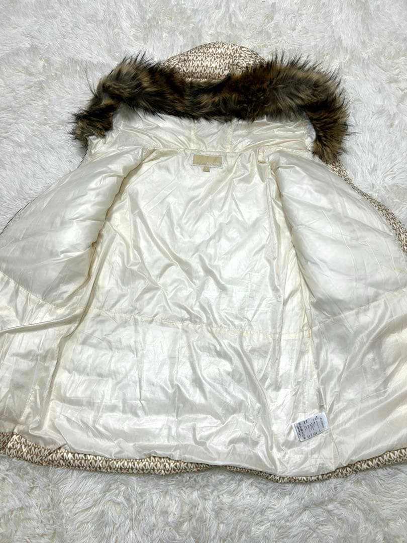 MICHAELKORS ダウンジャケット　ファー付き　ベルト付き