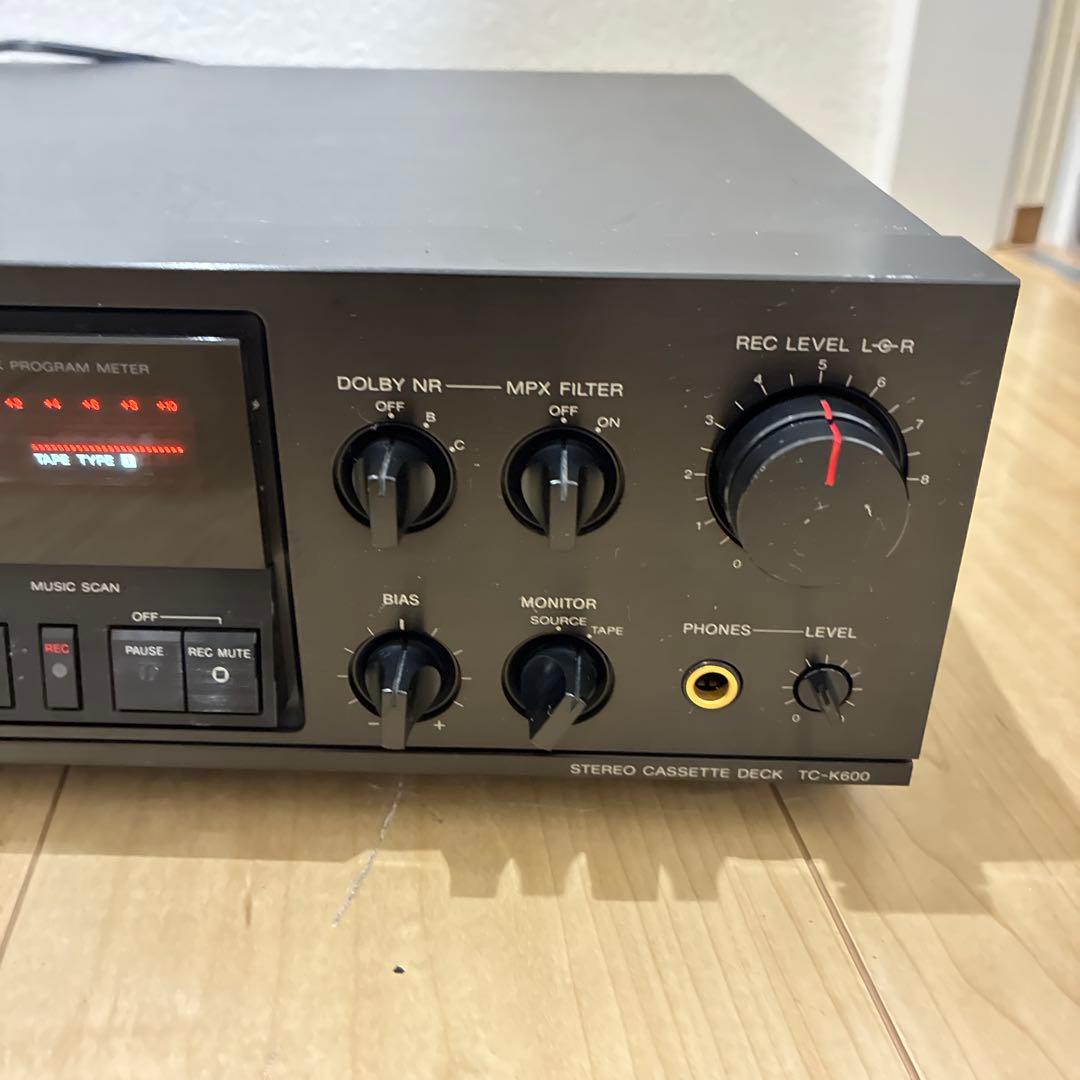 SONY ソニー TC-K600カセットデッキ 3ヘッド　動作ok