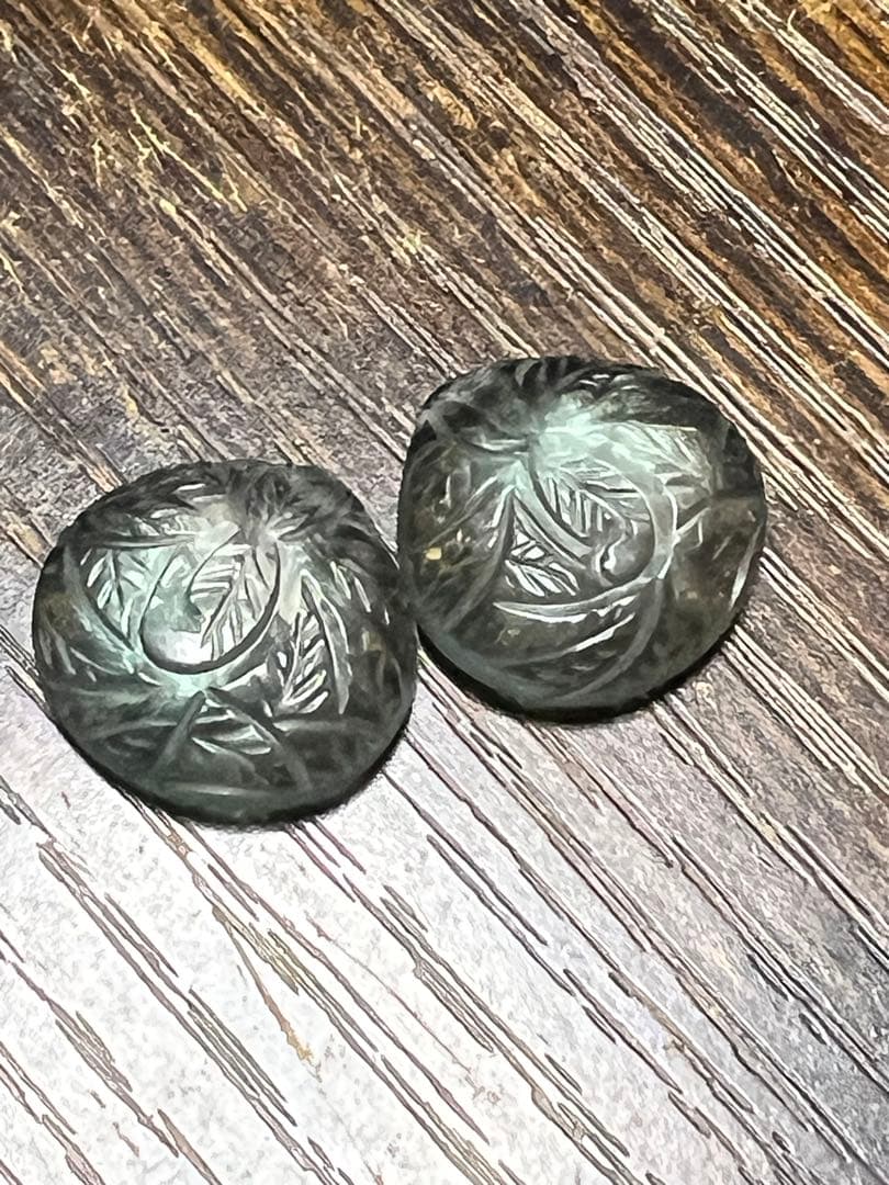 ポメころび❣️ カービング　フープイヤリング