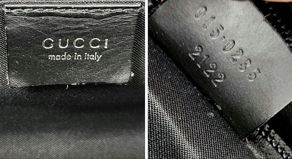 GUCCI グッチ GG柄 ビジネスバッグ ブラック系