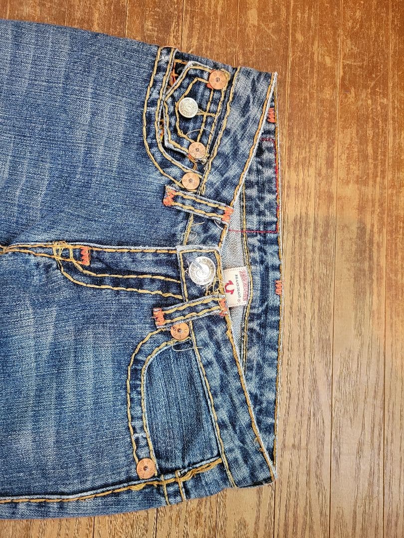 トゥルーレリジョンTrueReligionブーツカットベルボトムフレアデニム26