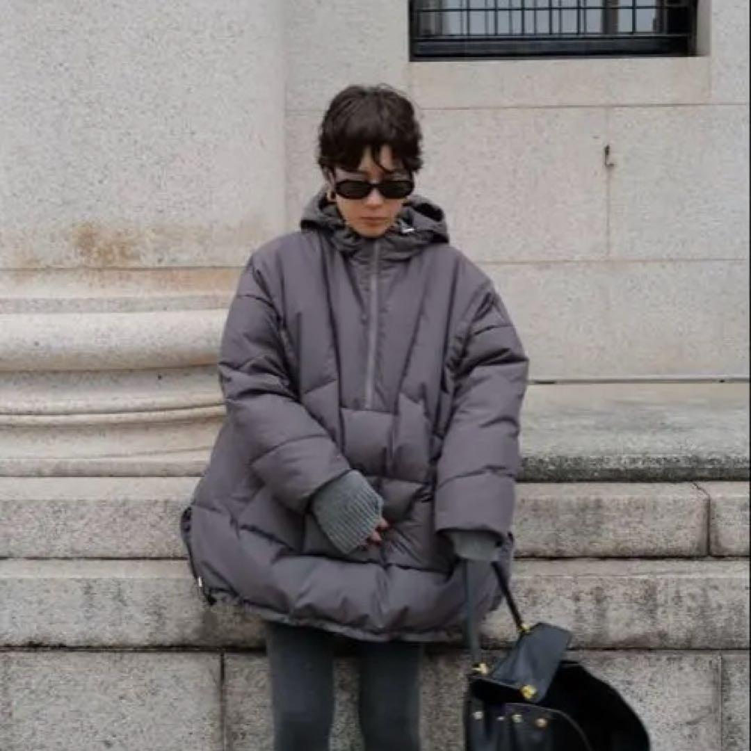 新品✭machatt アノラックダウンコート グレー